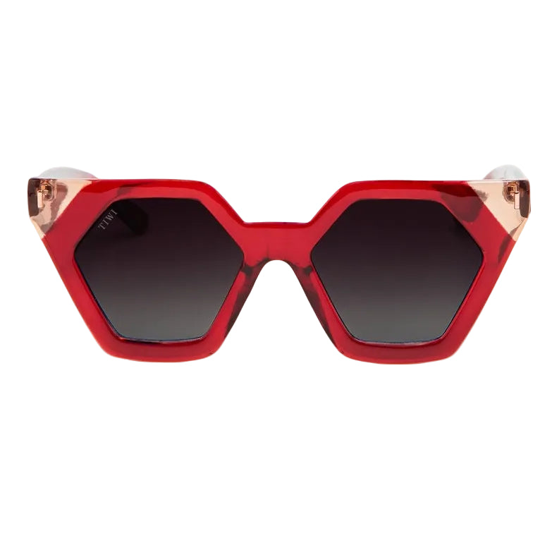 Γυαλιά Ηλίου HEXAGON II113 Shiny Bicolor Red/Pink with Burgundy Gradient lens