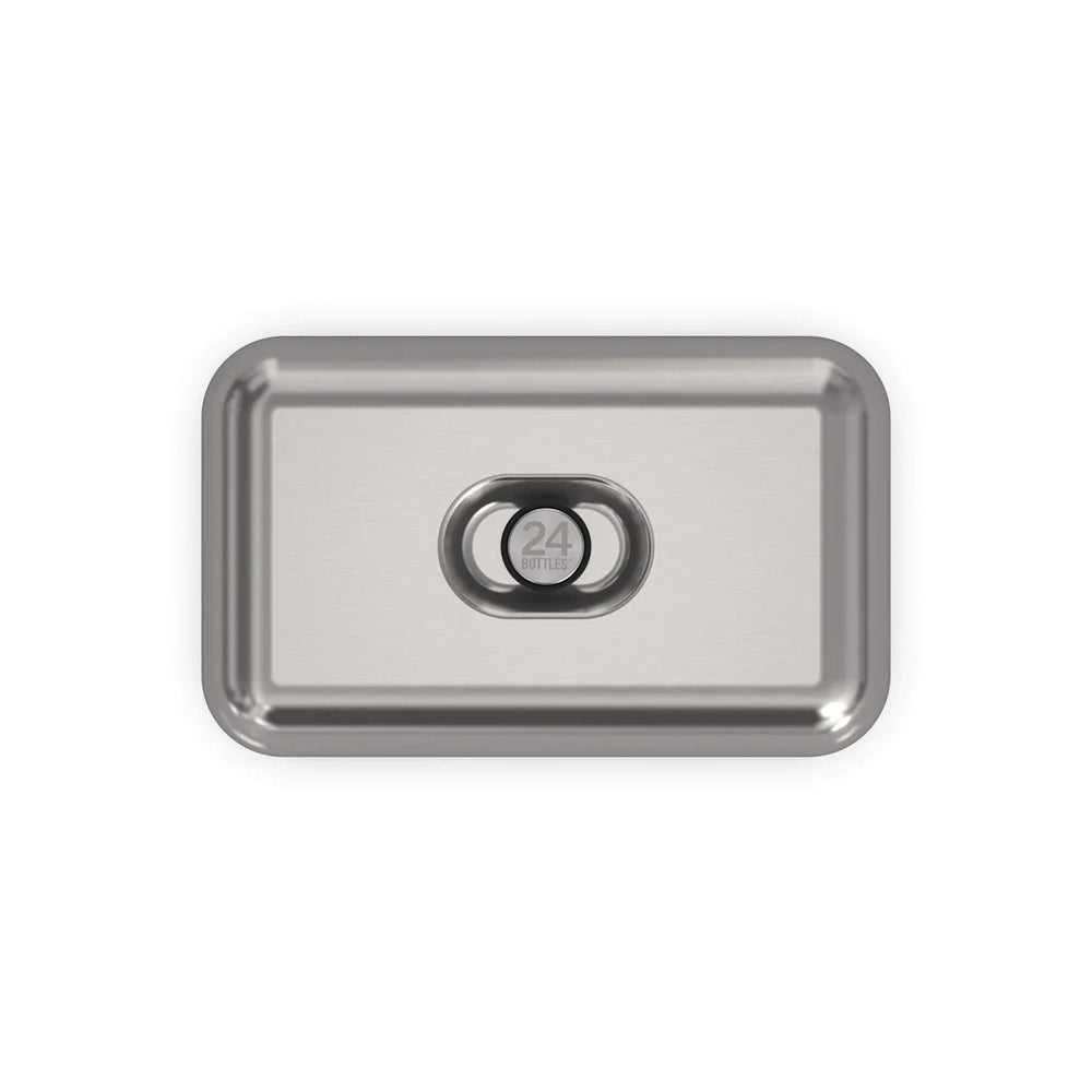 24Bottles Lunch Box από Ανοξείδωτο Ατσάλι Brushed Steel