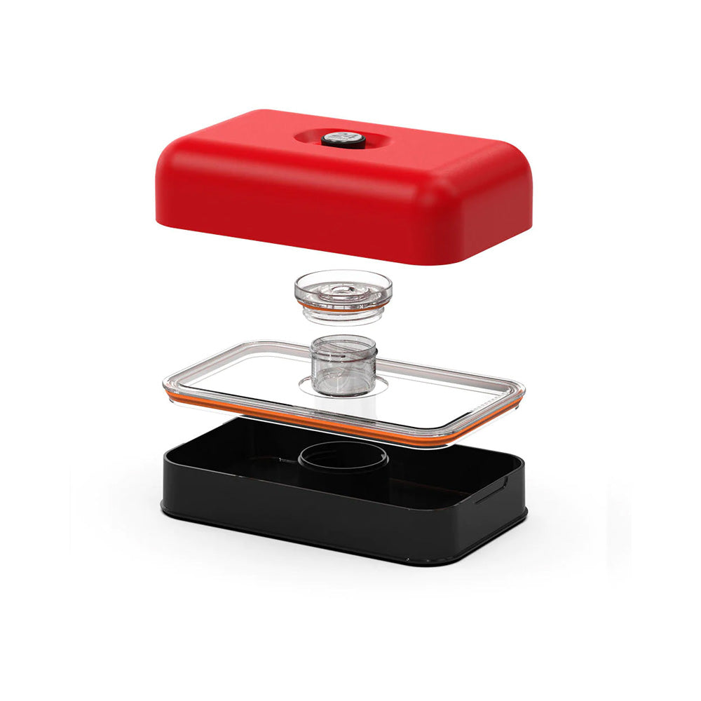 24Bottles Lunch Box από Ανοξείδωτο Ατσάλι Hot Red