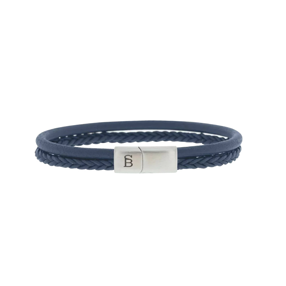 Steel & Barnett Βραχιόλι Leather Bracelet Denby LBD013