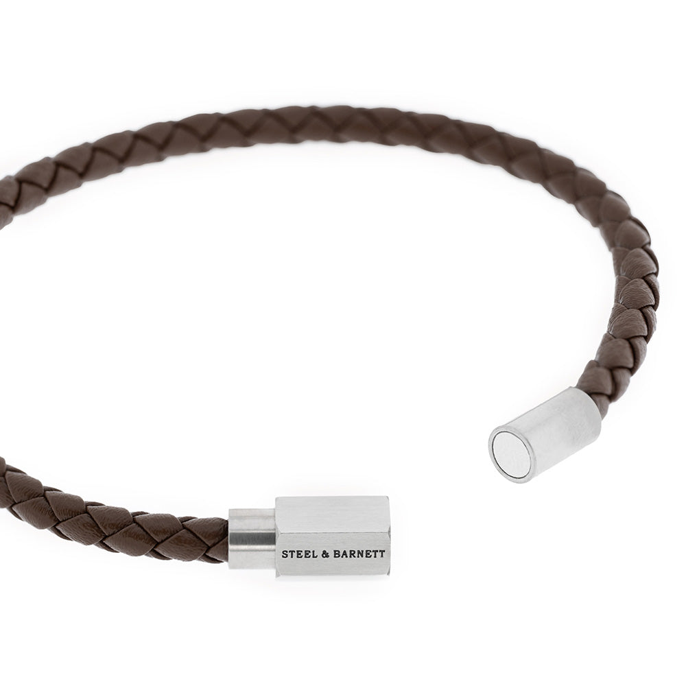 Steel & Barnett Βραχιόλι Luke Landon Nappa Leather LBLL003