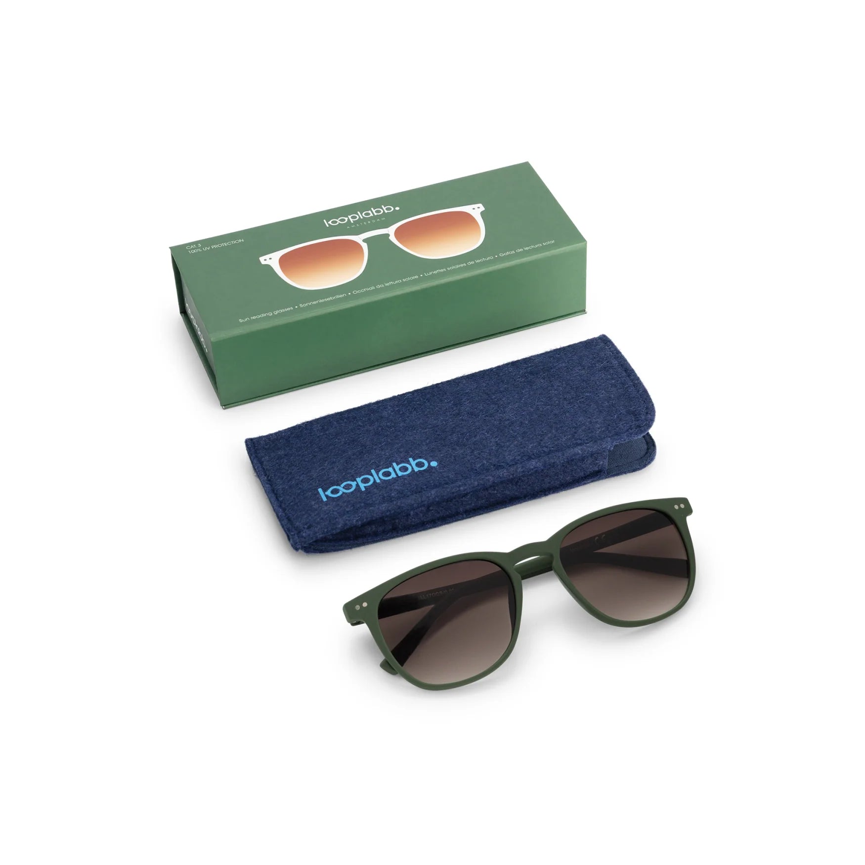 Γυαλιά Ηλίου Πρεσβυωπίας Looplabb The George Sun Olive Green