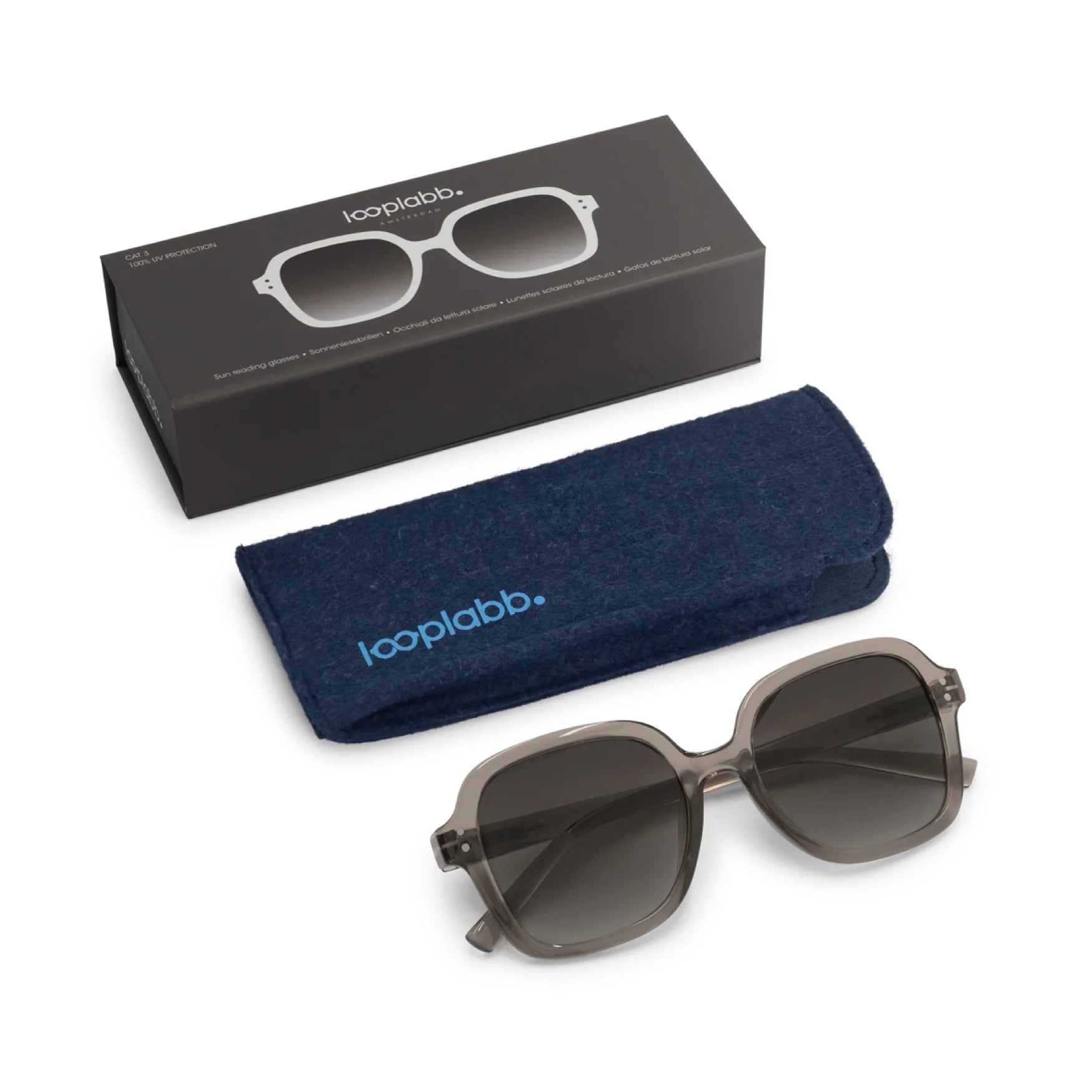 Looplabb Colette Sun Crystal Black Presbyopia Sunglasses