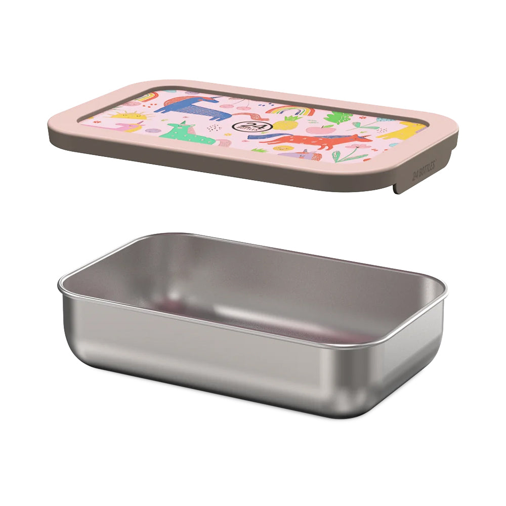 24Bottles Snack Box από Ανοξείδωτο Ατσάλι Magic Friends