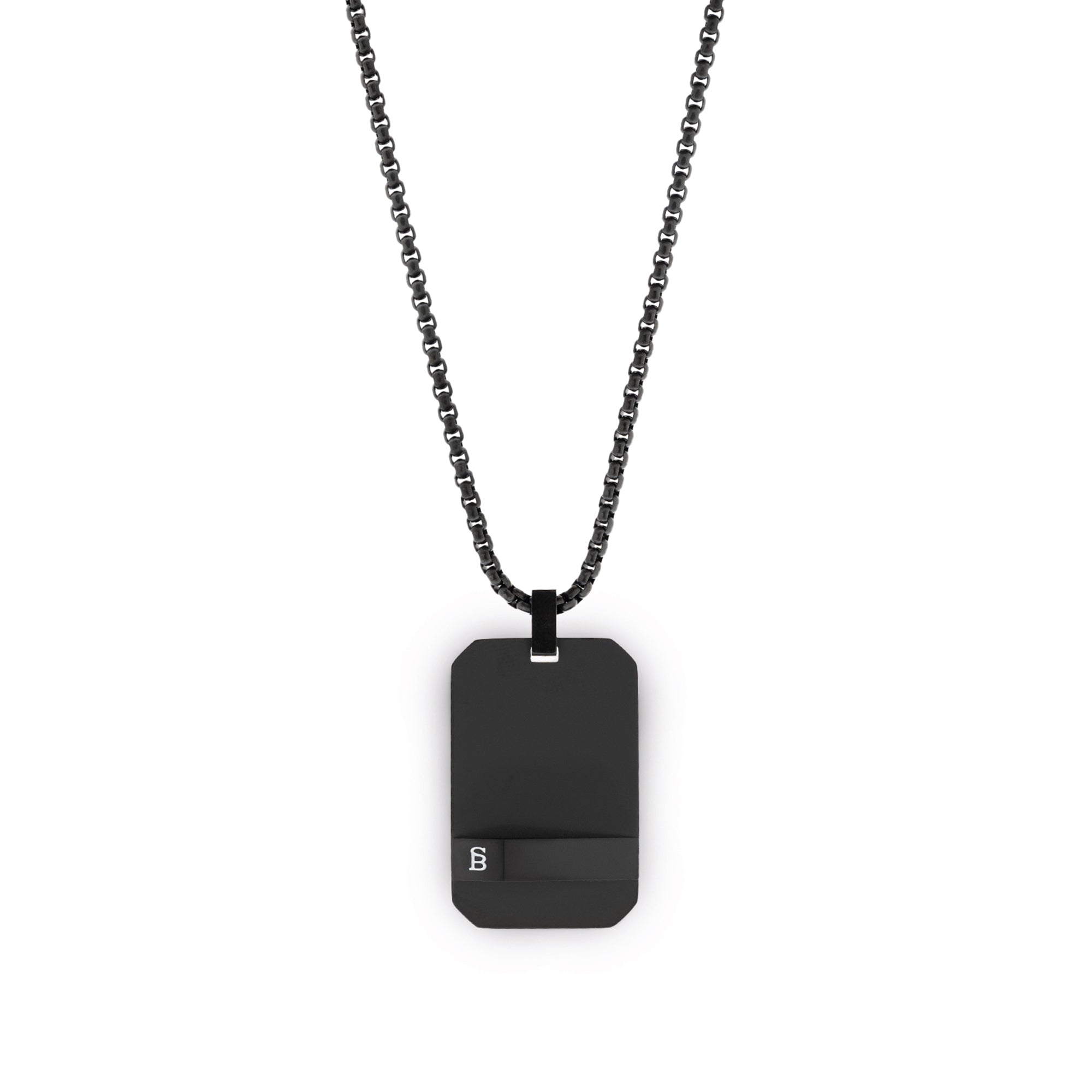 Steel & Barnett Dogtag Necklace N-DOG02
