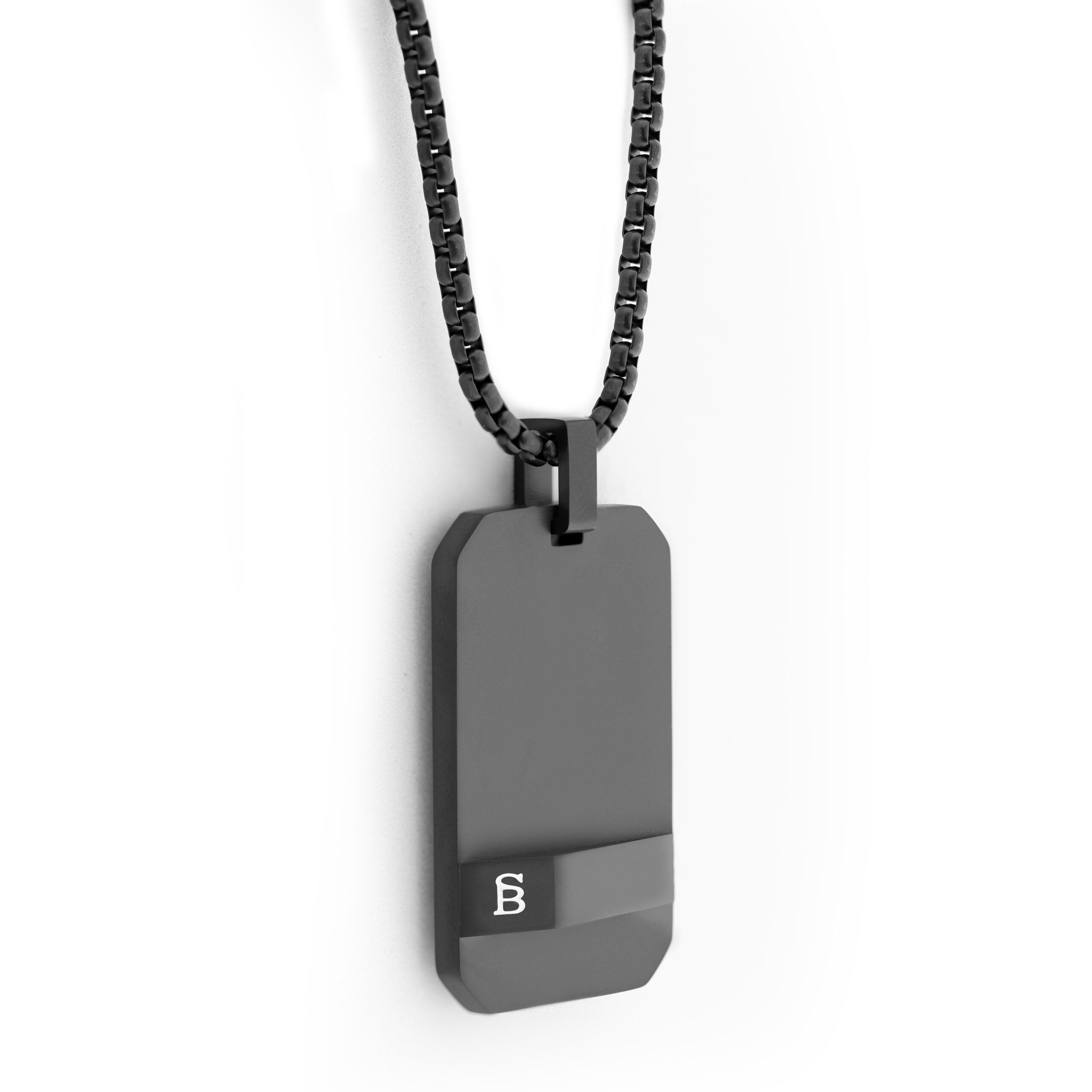 Steel & Barnett Dogtag Necklace N-DOG02