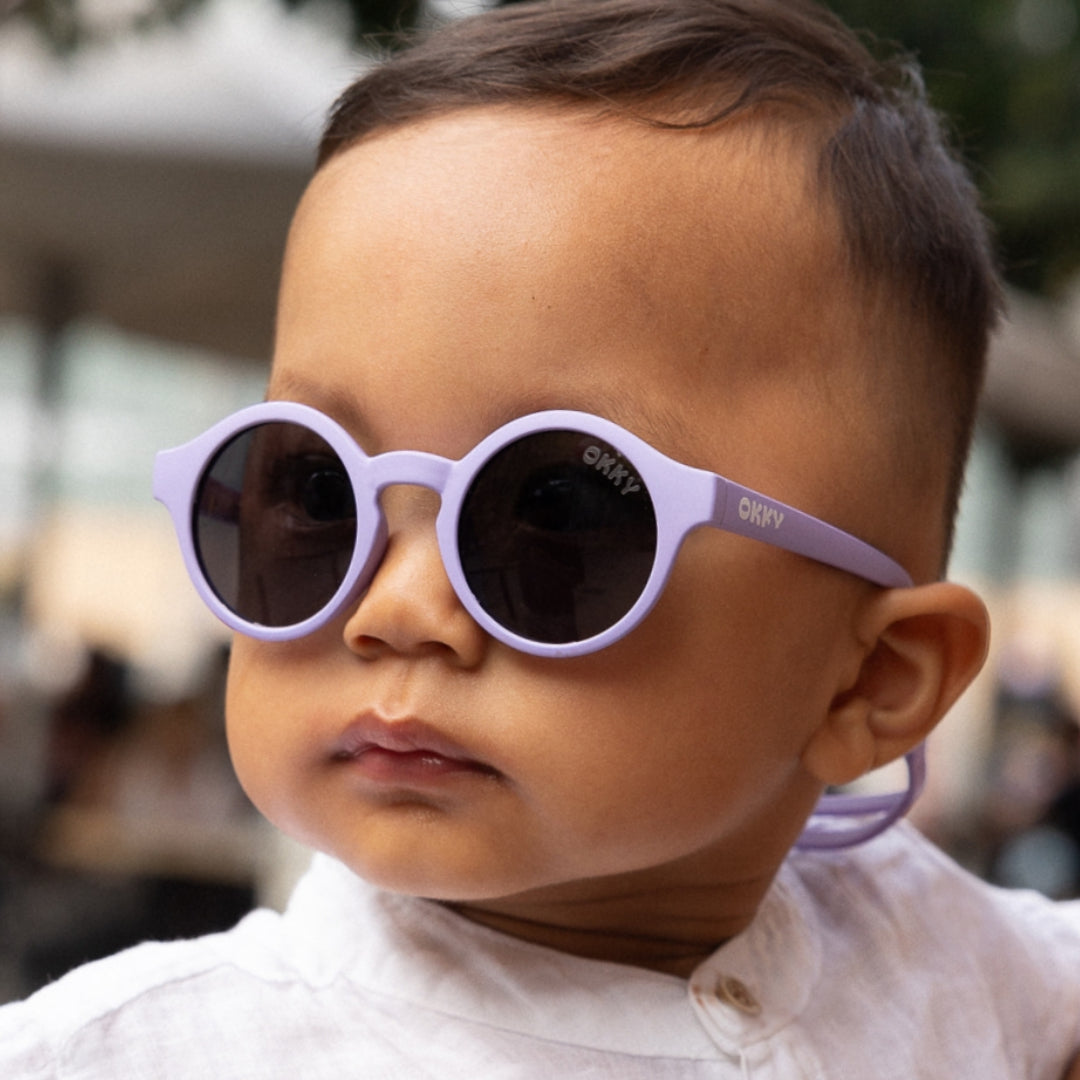 OKKY 1.5-3.0 Ετών Βρεφικά Γυαλιά Ηλίου Polarized Λιλά OK14008