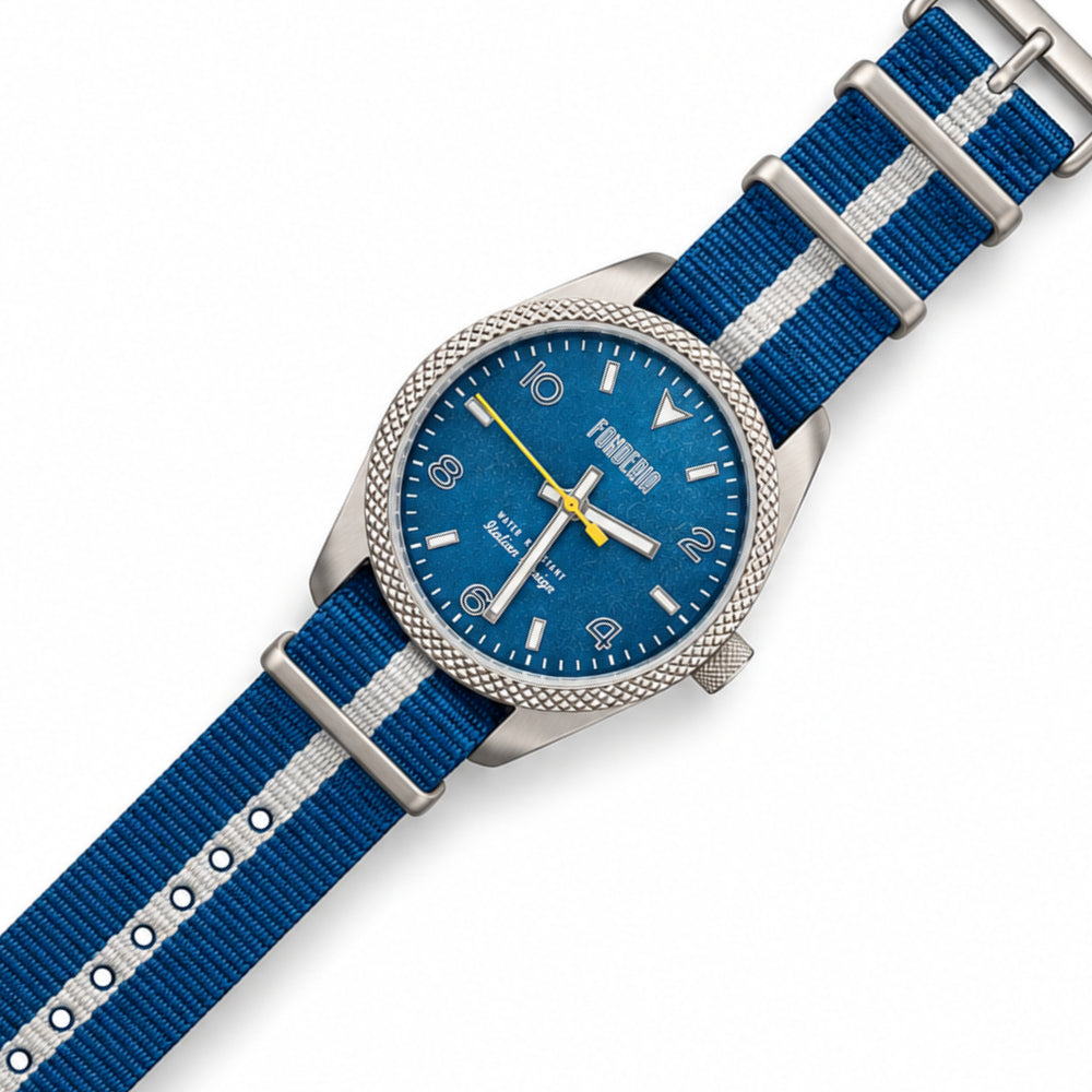 Fonderia The Even Blue Lady Natostrap Watch P-8A005XB1