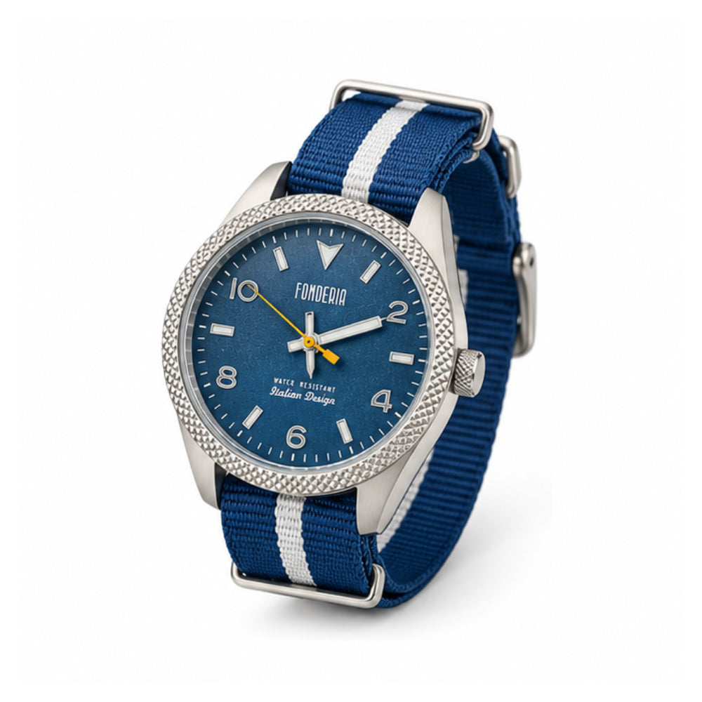 Fonderia The Even Blue Lady Natostrap Watch P-8A005XB1