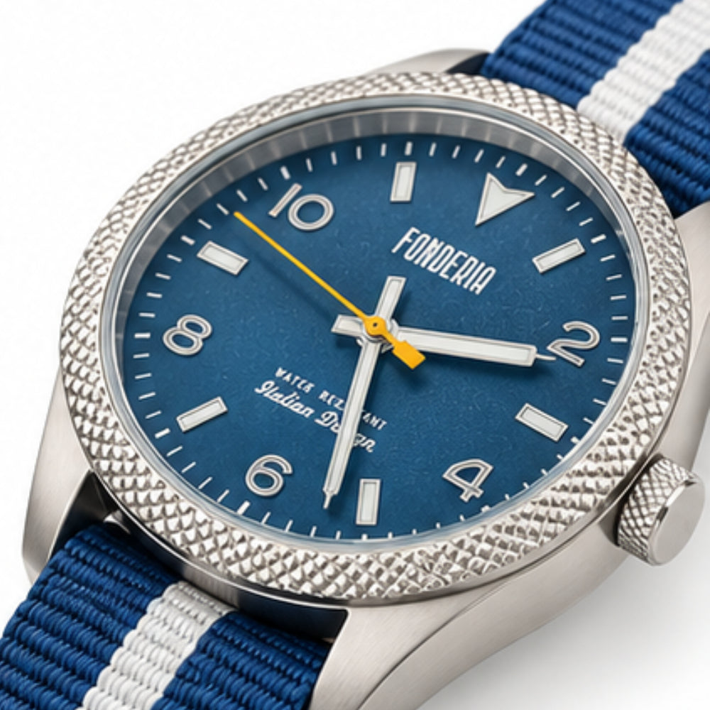 Fonderia The Even Blue Lady Natostrap Watch P-8A005XB1