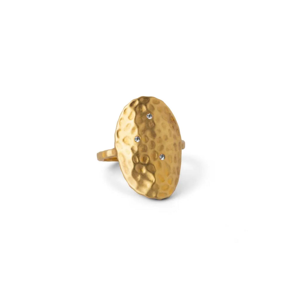 Enamel Gold Ring Zola R59GM