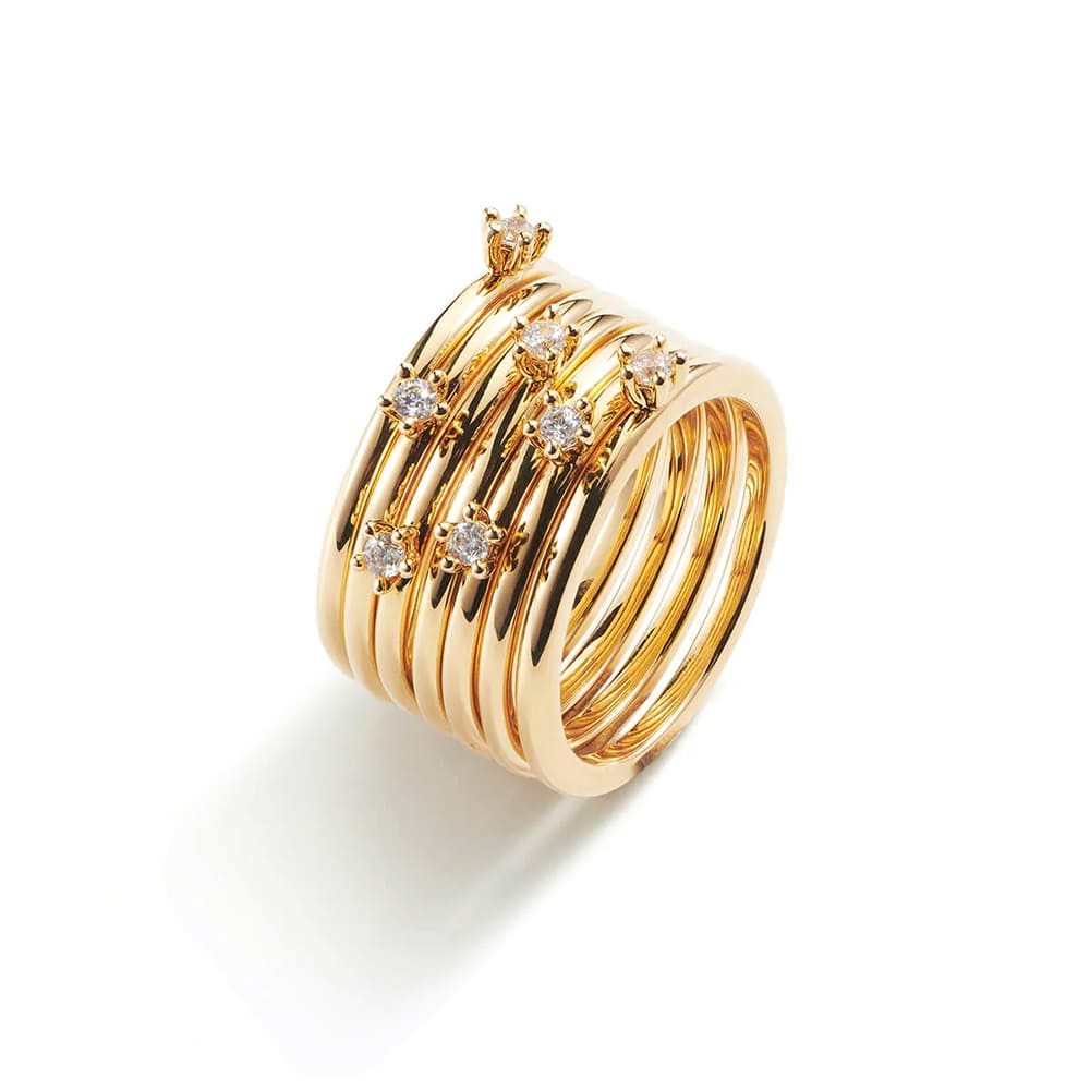 Aleyole Seventh Heaven Gold Ring RG4453