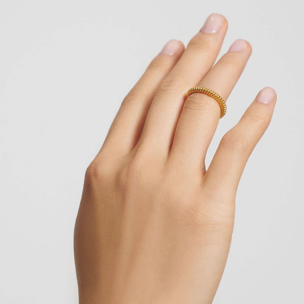 Aleyole Circuit Gold Ring RG4474