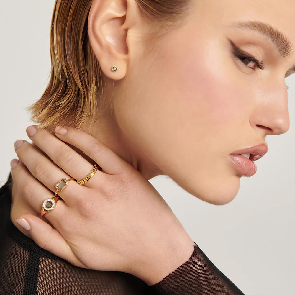 Aleyole Atomic Gold Ring RG4479