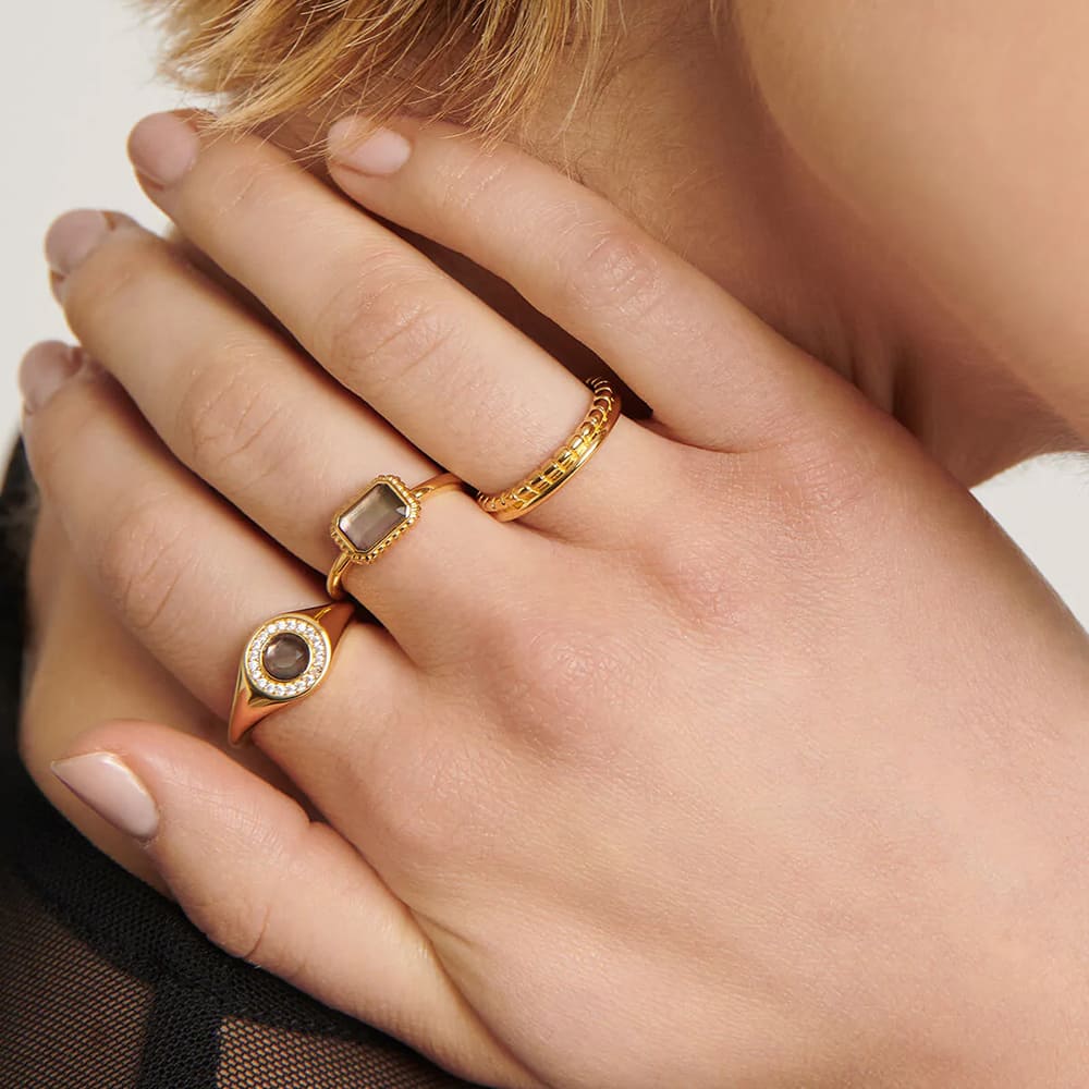 Aleyole Atomic Gold Ring RG4479