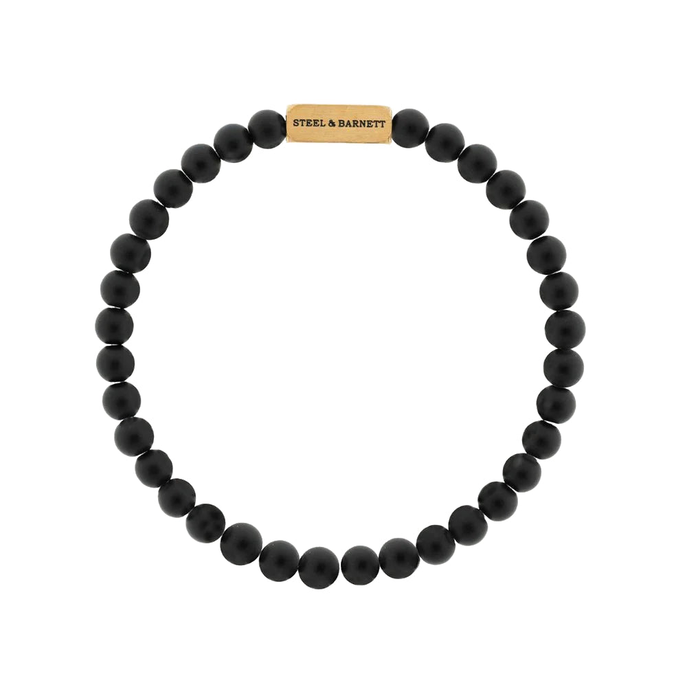Steel & Barnett Βραχιόλι Stones Bracelet Natural Ned SBNN002