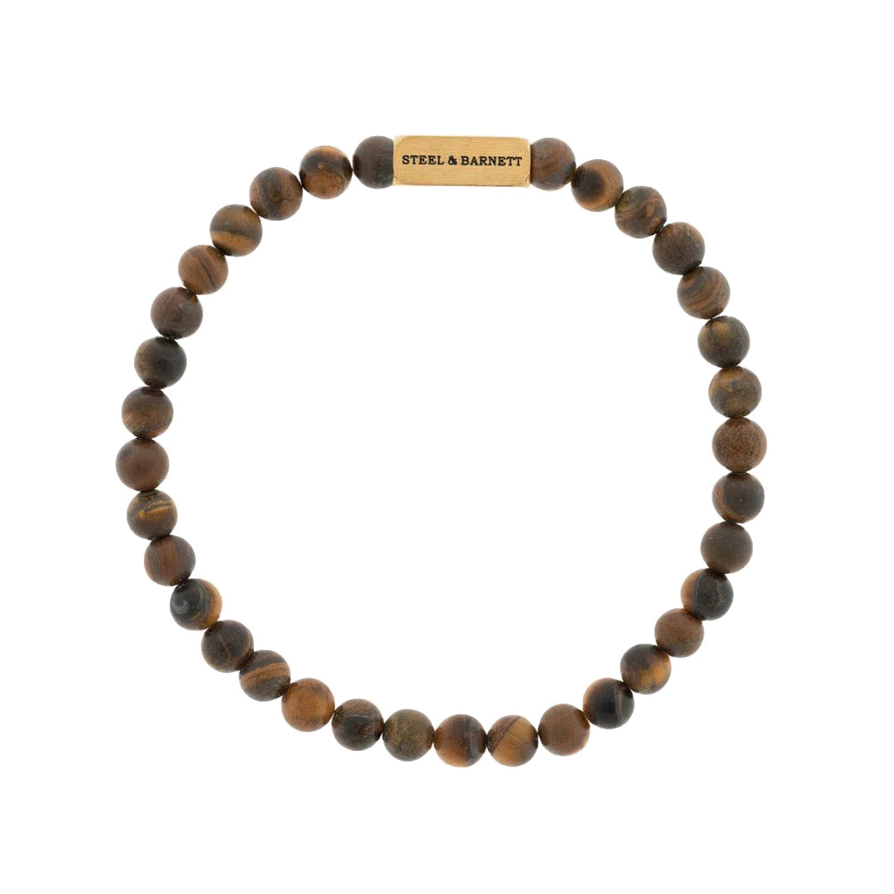 Steel & Barnett Βραχιόλι Stones Bracelet Natural Ned SBNN005