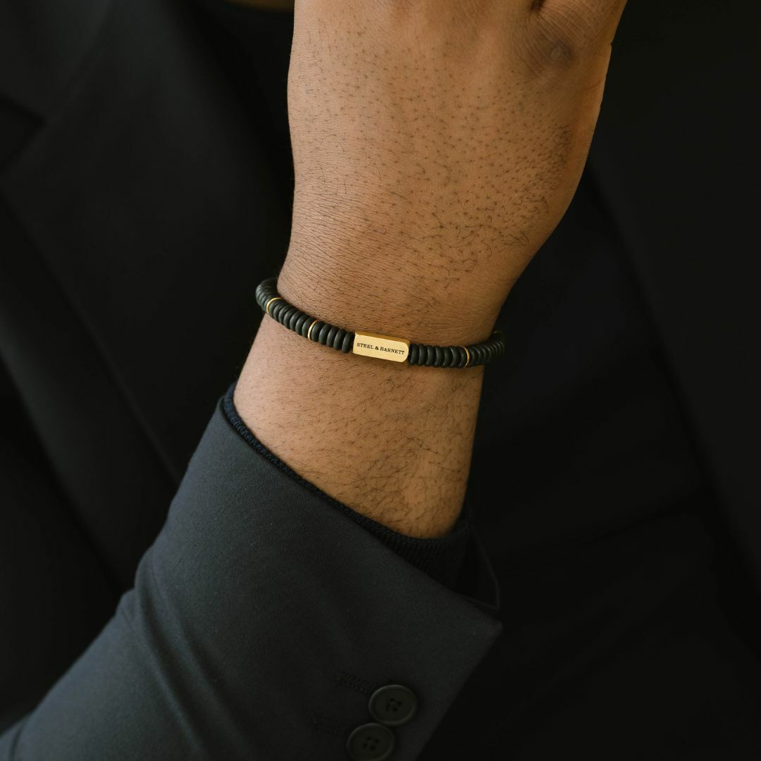 Steel & Barnett Βραχιόλι Stones Bracelet Two Tone SBTT001