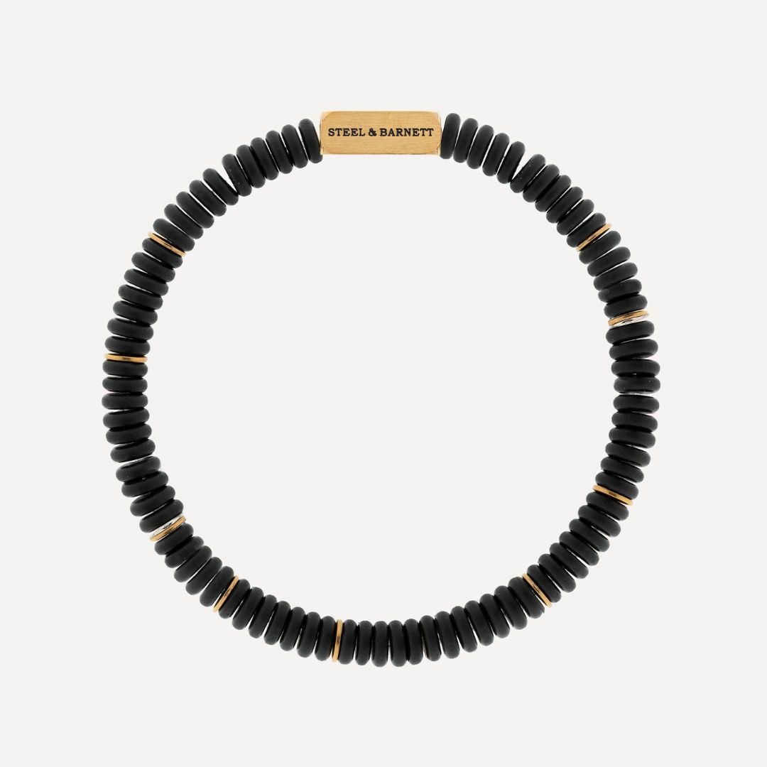 Steel & Barnett Βραχιόλι Stones Bracelet Two Tone SBTT001