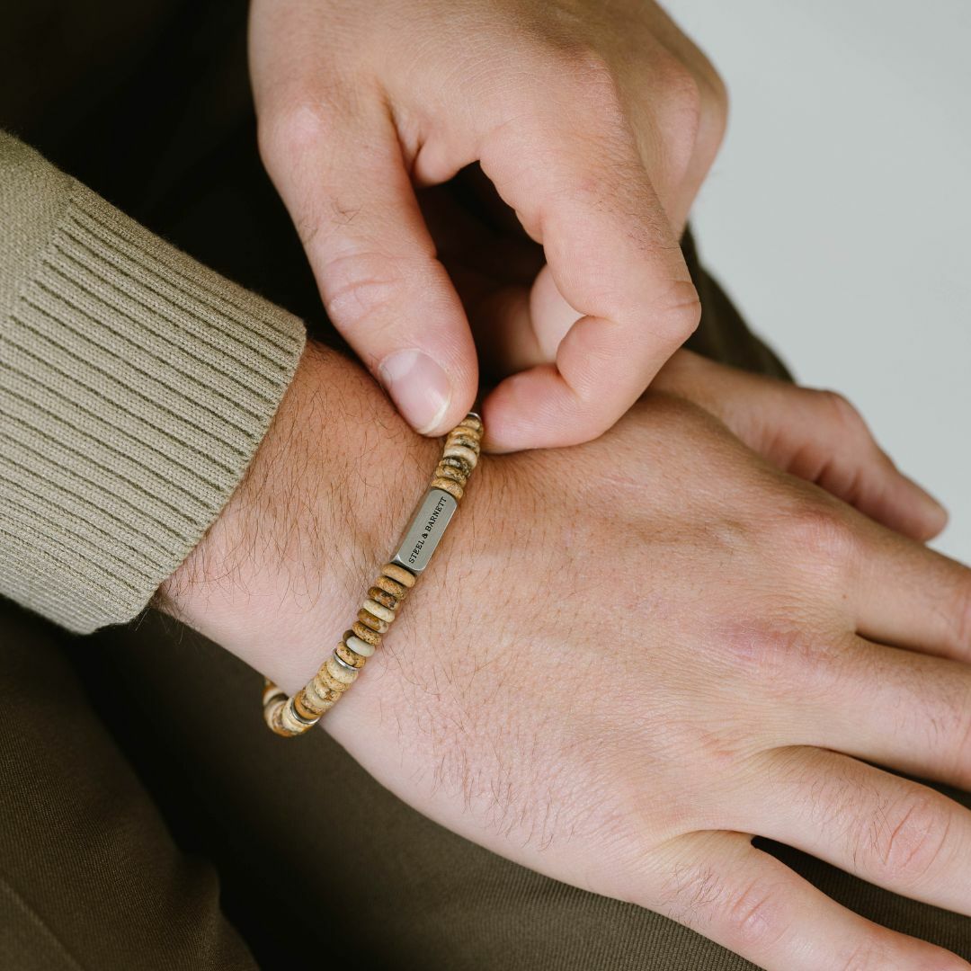 Steel & Barnett Βραχιόλι Stones Bracelet Two Tone 04 SBTT004