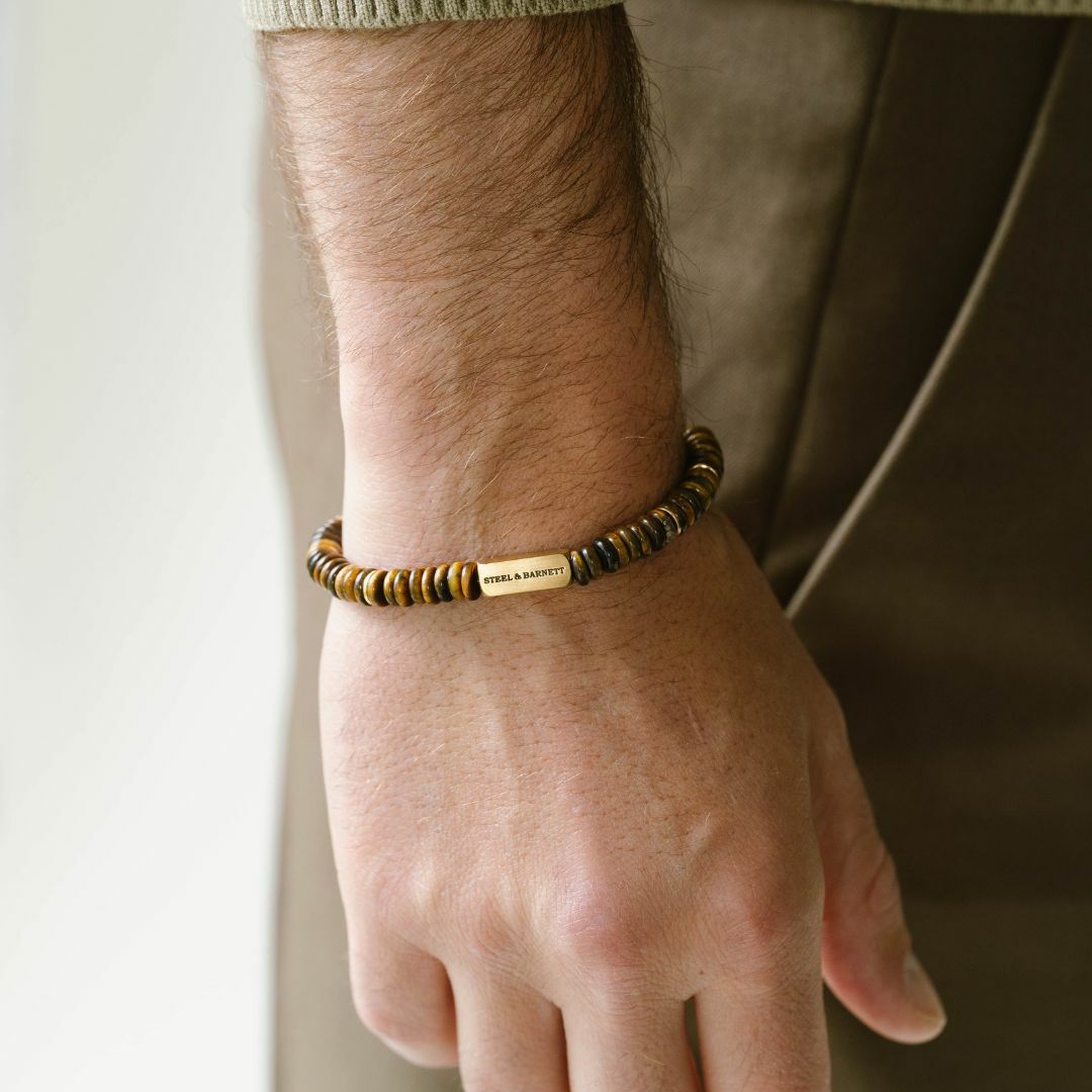 Steel & Barnett Βραχιόλι Stones Bracelet Two Tone SBTT005