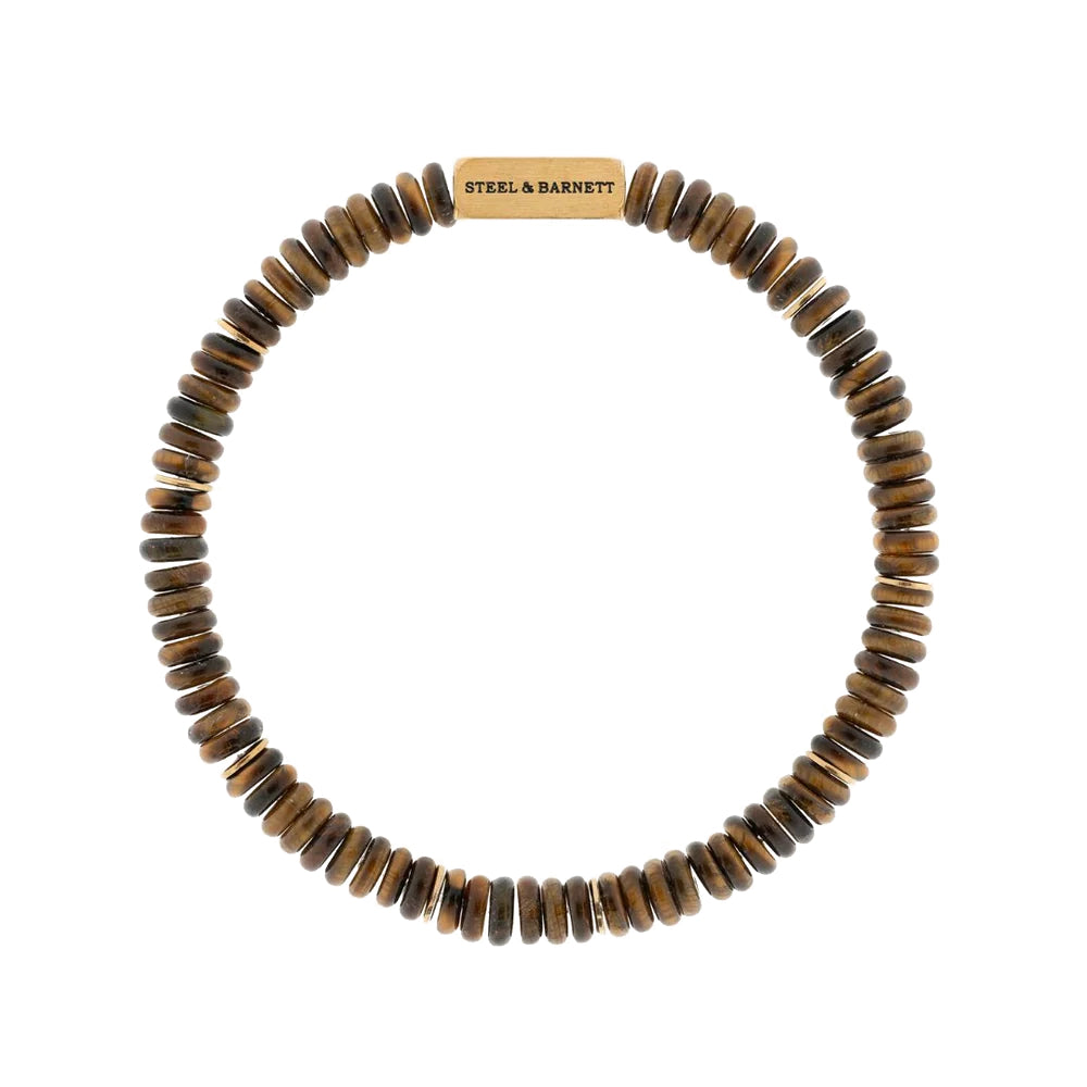 Steel & Barnett Βραχιόλι Stones Bracelet Two Tone SBTT005