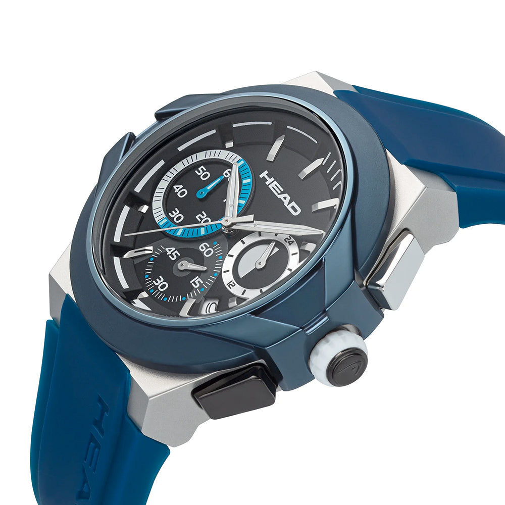 Head Watch Stockholm 44mm SIlver/Black H800602