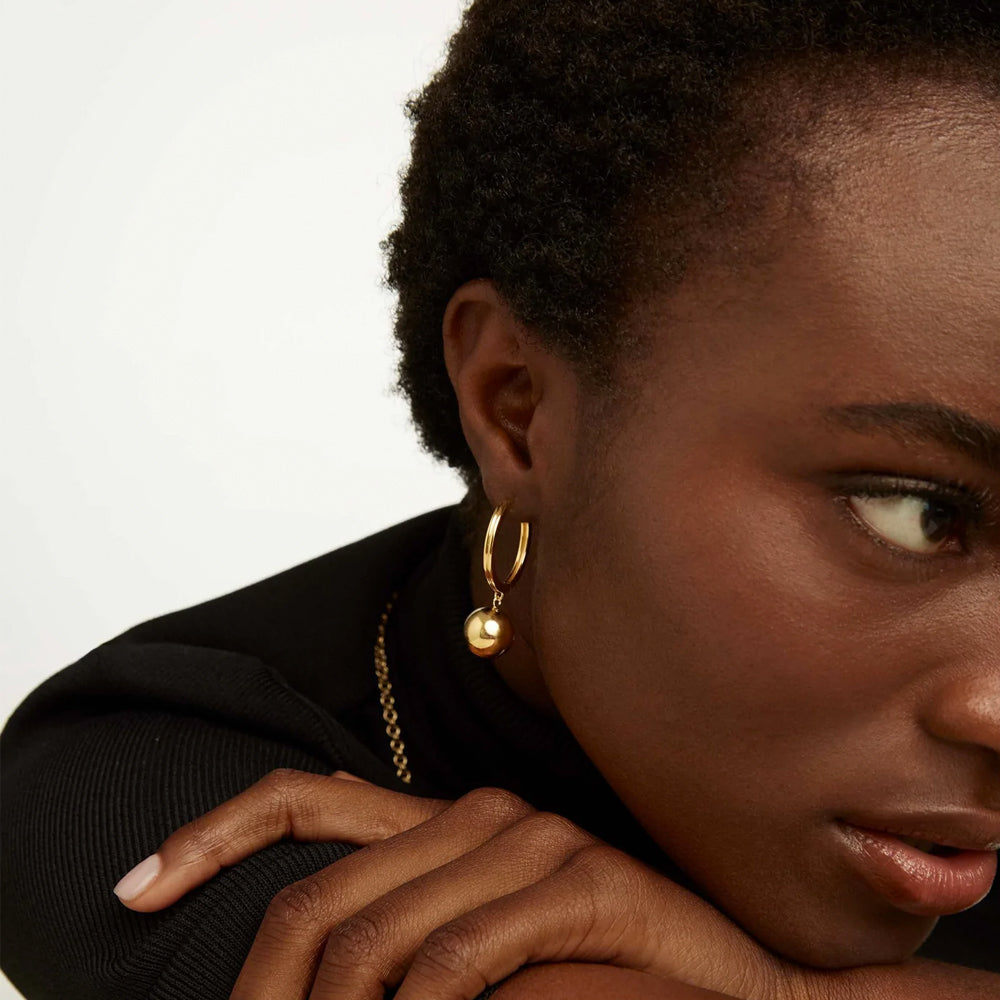PDPaola Super Future Gold Earrings