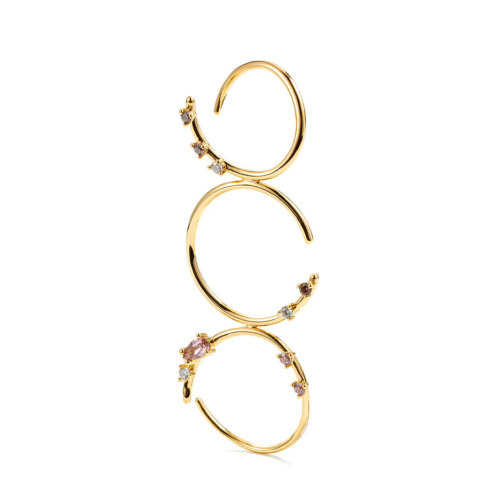 Aleyole Synesthesia Gold Ear Cuff EG4407