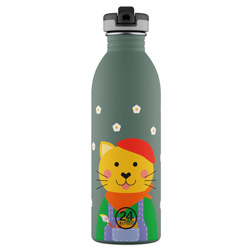 24BOTTLES Urban Kids Bottle Smart Cat 500ml