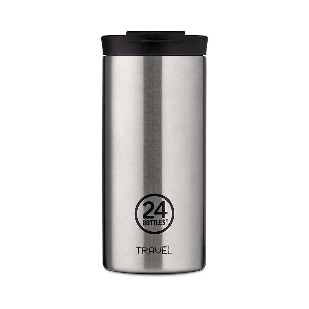 24BOTTLES Travel Tumbler 600ml Brushed Steel