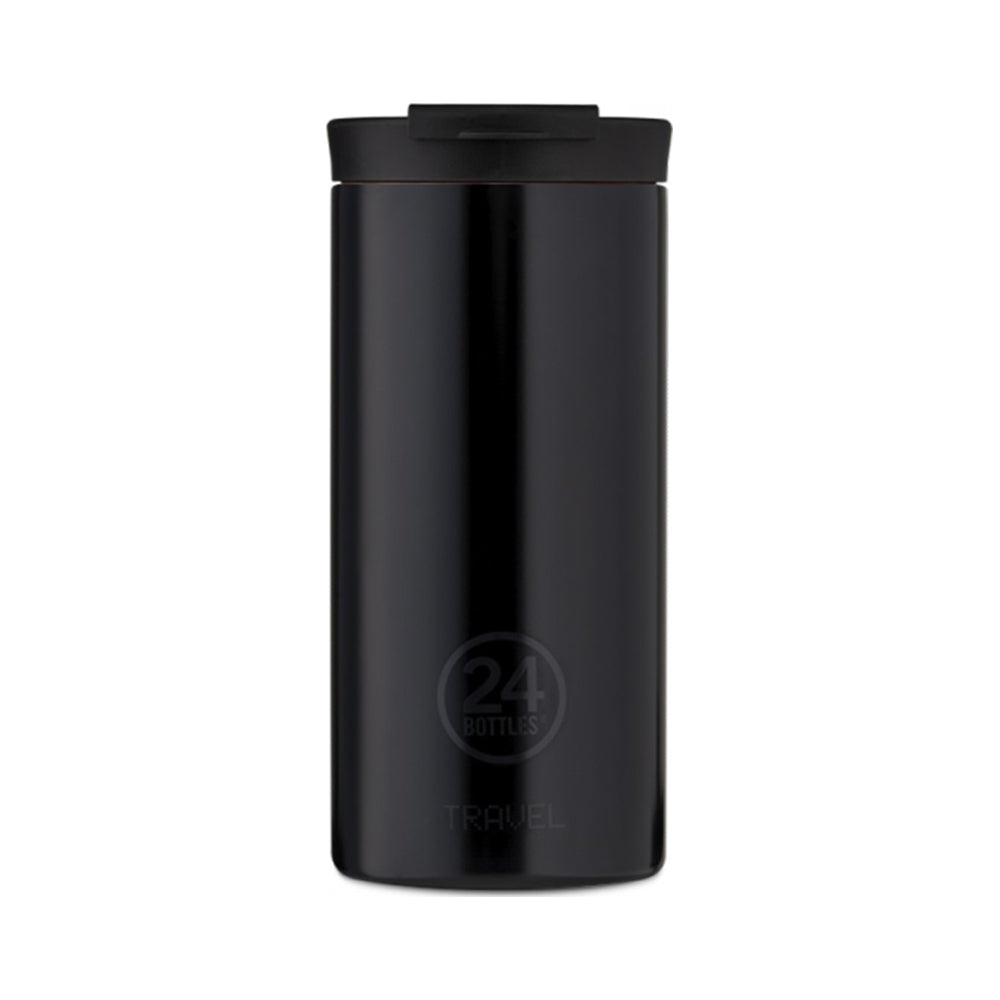 24BOTTLES Travel Tumbler 600ml Tuxedo Black