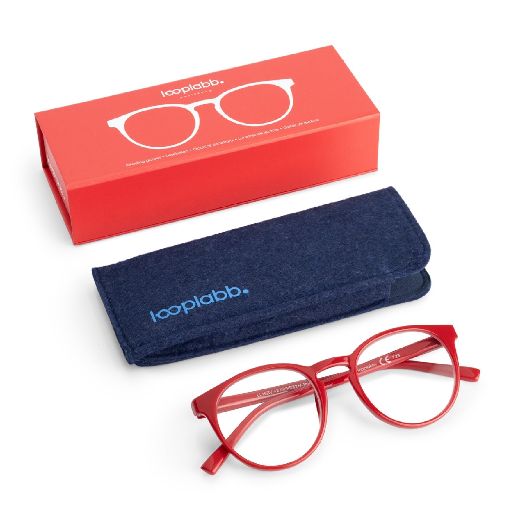 Γυαλιά Πρεσβυωπίας Looplabb Papillon Red Velvet