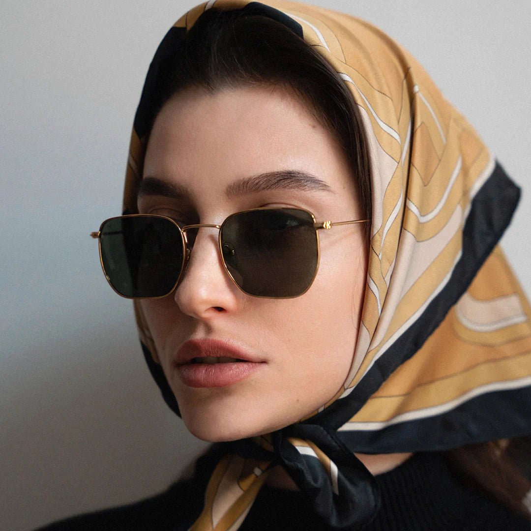 Meller Emin Gold Olive Sunglasses