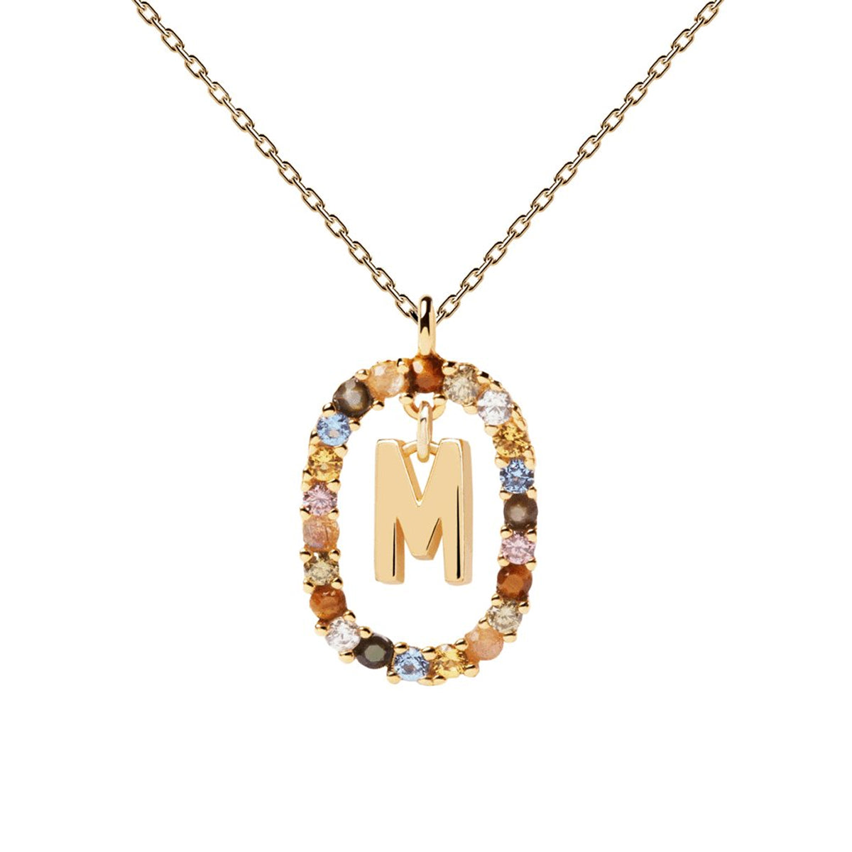 Κολιέ PDPaola Letter M Gold
