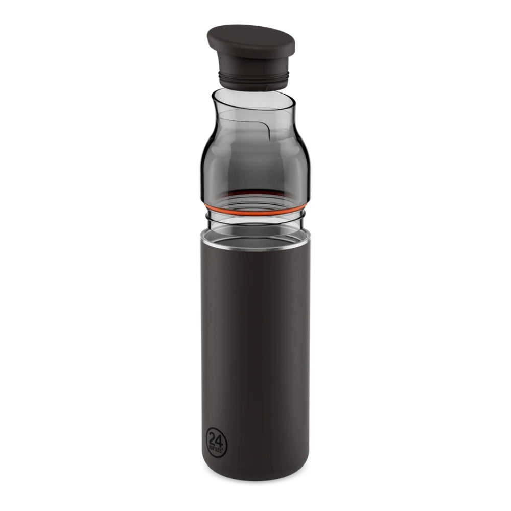 24BOTTLES Casa Carafe 1000ml Tuxedo Black