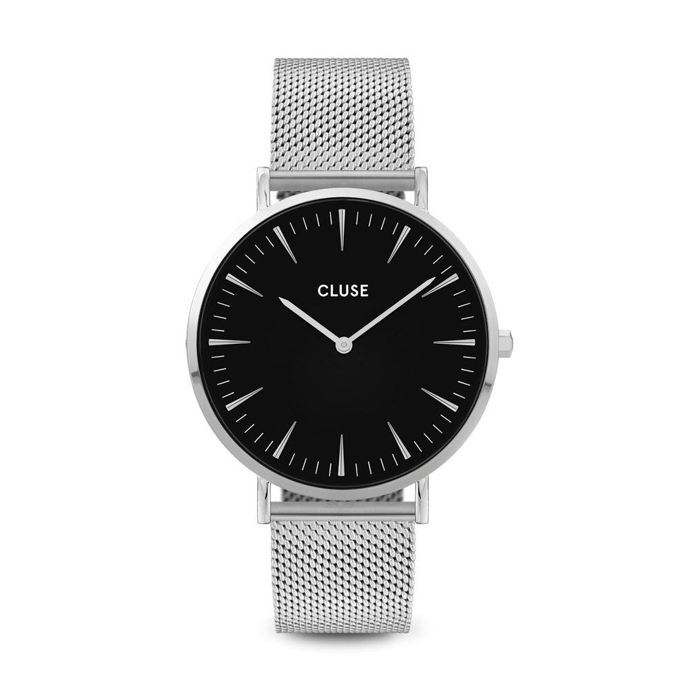 Cluse la bohème mesh silver/black