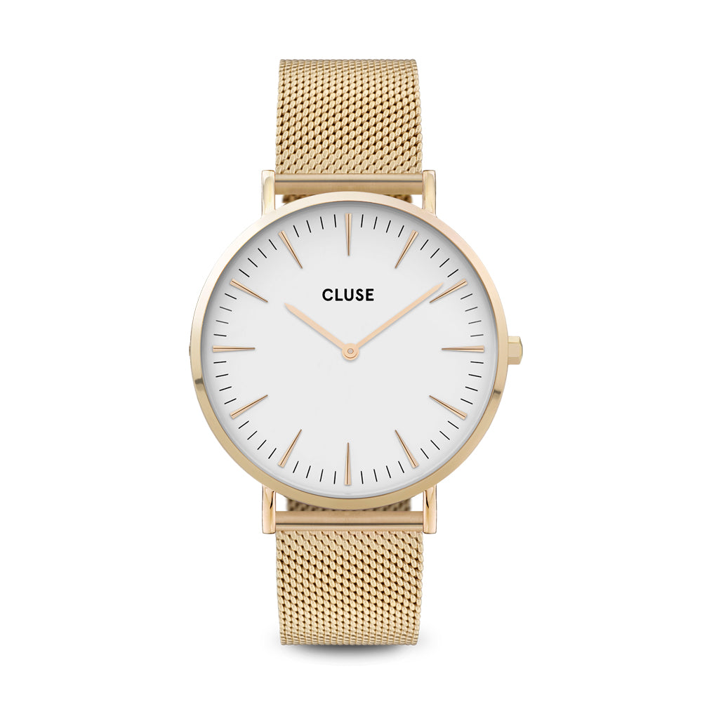 Cluse la bohème mesh gold/white