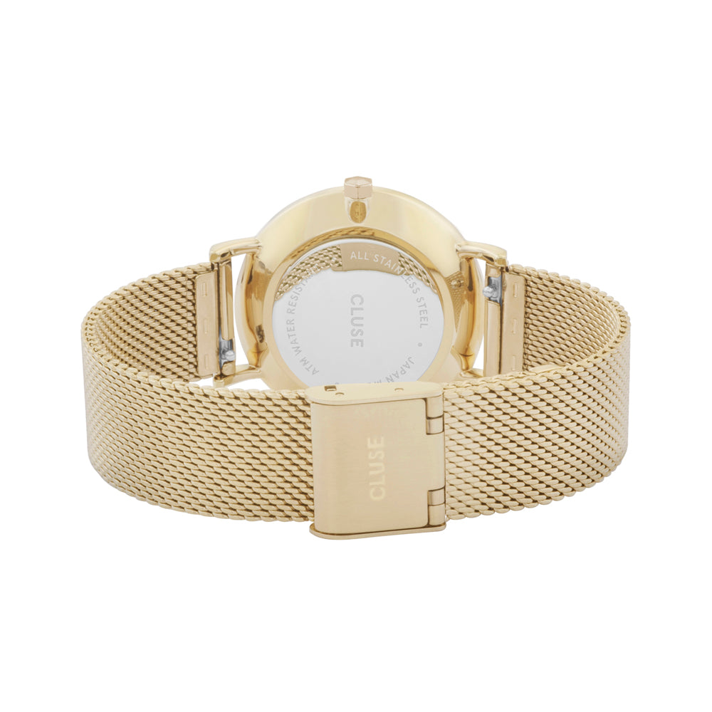 Cluse minuit mesh gold white/gold