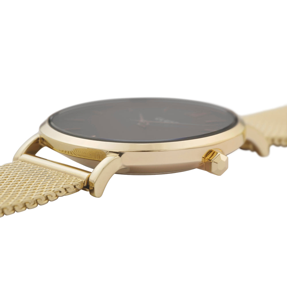 Cluse minuit mesh gold/black