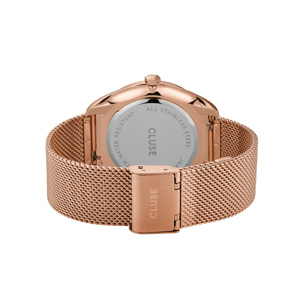 Cluse Féroce Mesh White Rose Gold Colour