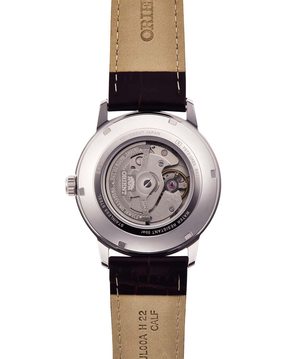 Ρολόι ORIENT Contemporary Automatic Brown Leather Strap