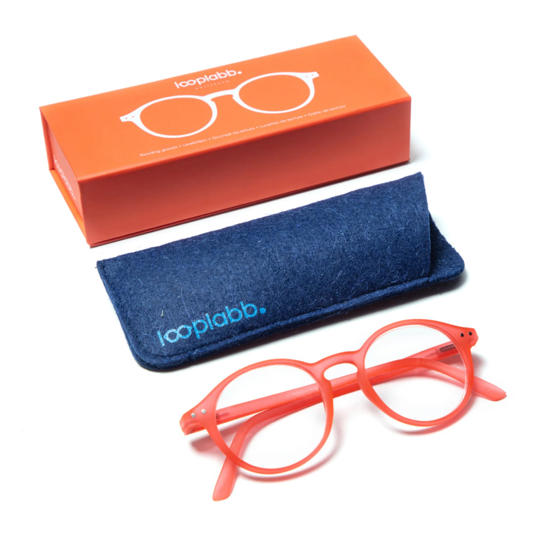 Looplabb Faust Crystal Champagne Reading Glasses