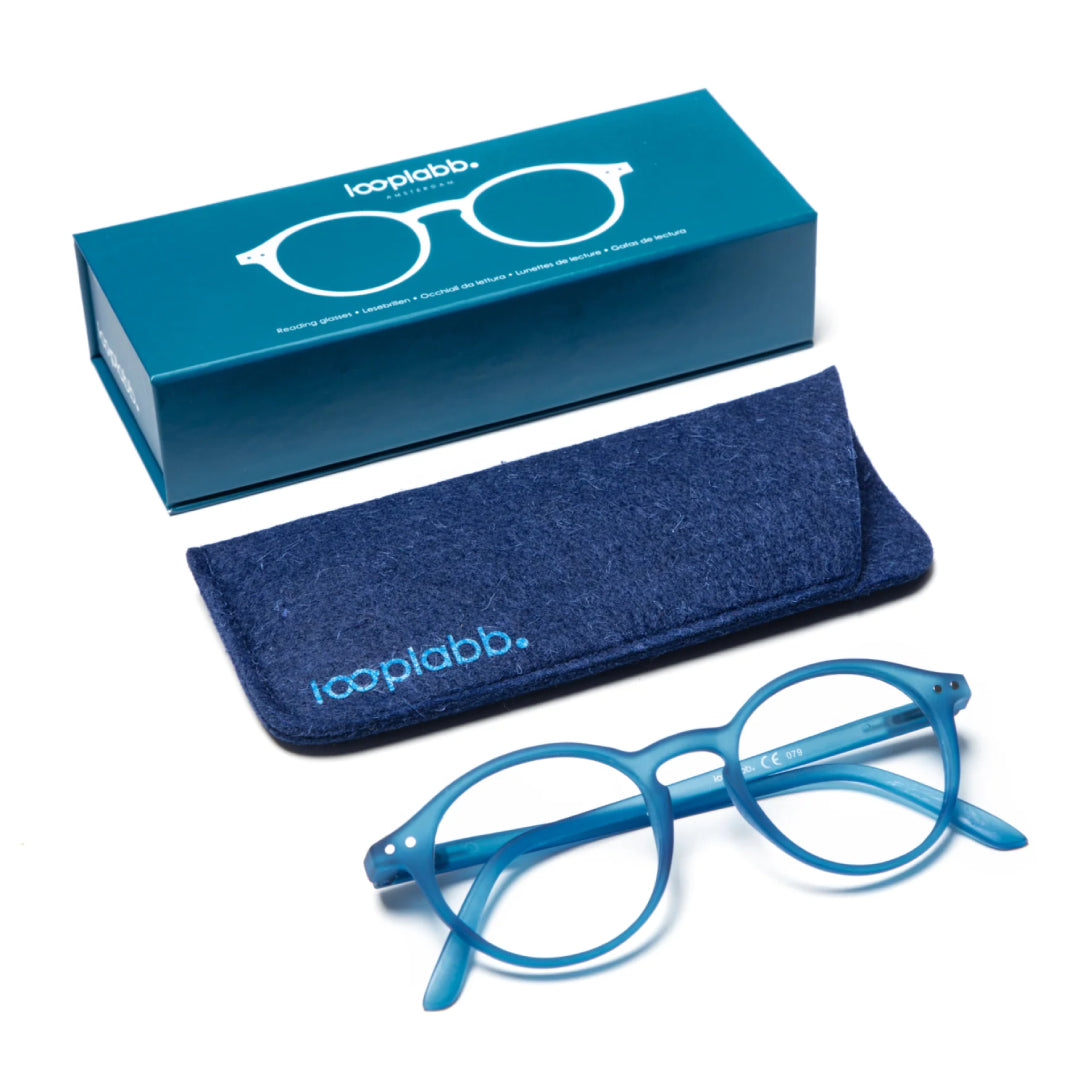 Looplabb Faust Crystal Champagne Reading Glasses