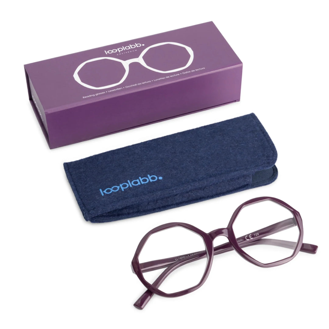 Looplabb Lolita Crystal Champagne Reading Glasses