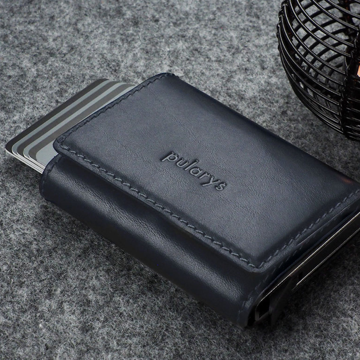 Pularys Bosto RFID Nomad Leather Navy Blue 169314104