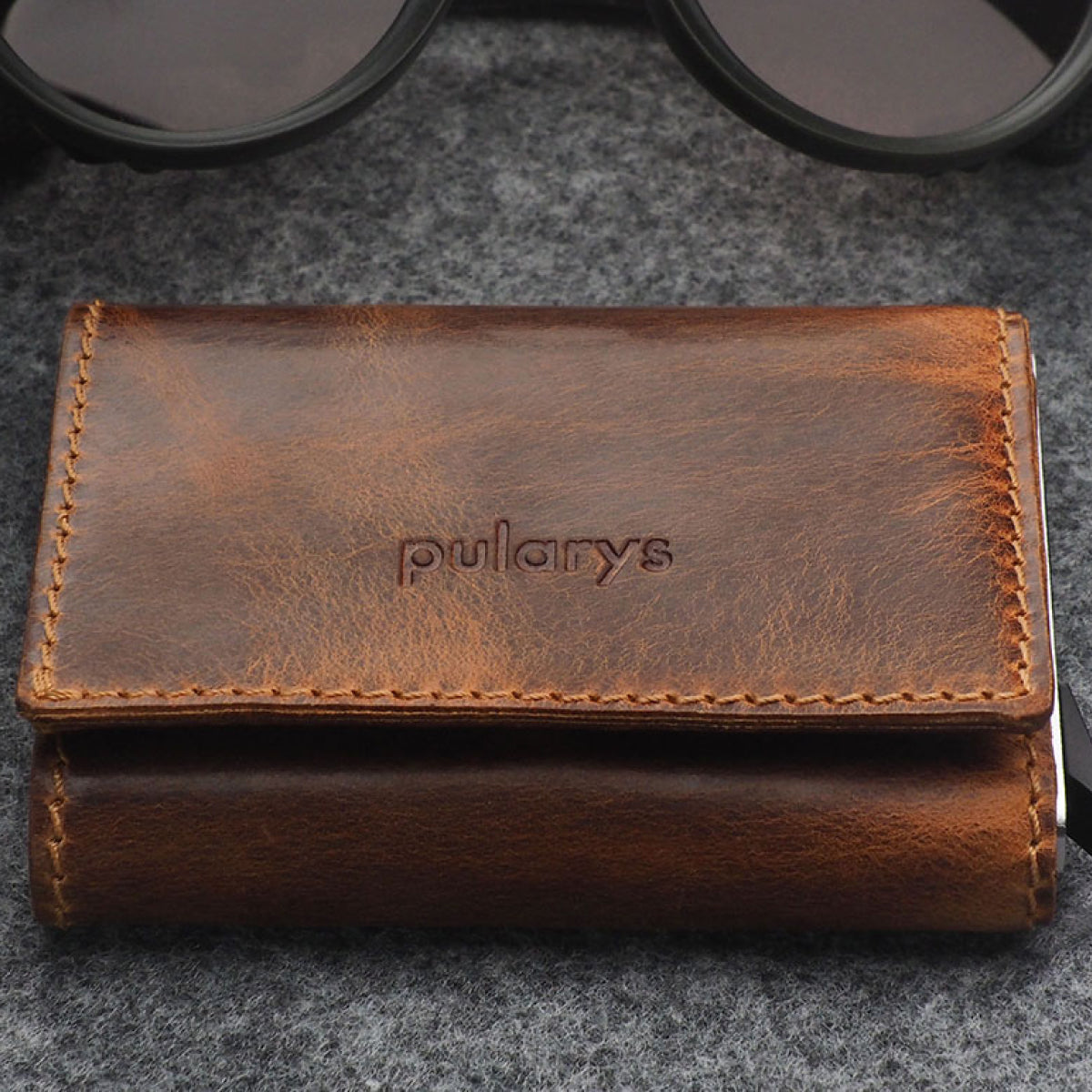 Pularys Bosto RFID Vintage Saddle Leather Brown 169331007