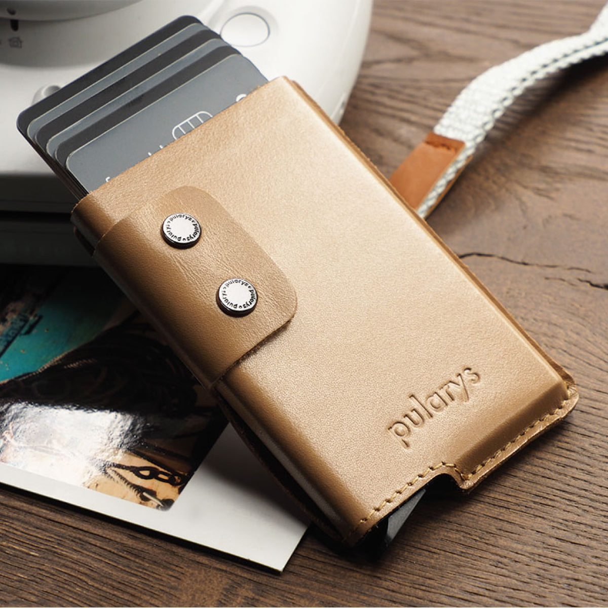 Pularys Funky Rfid Italia Leather Beige 172213110