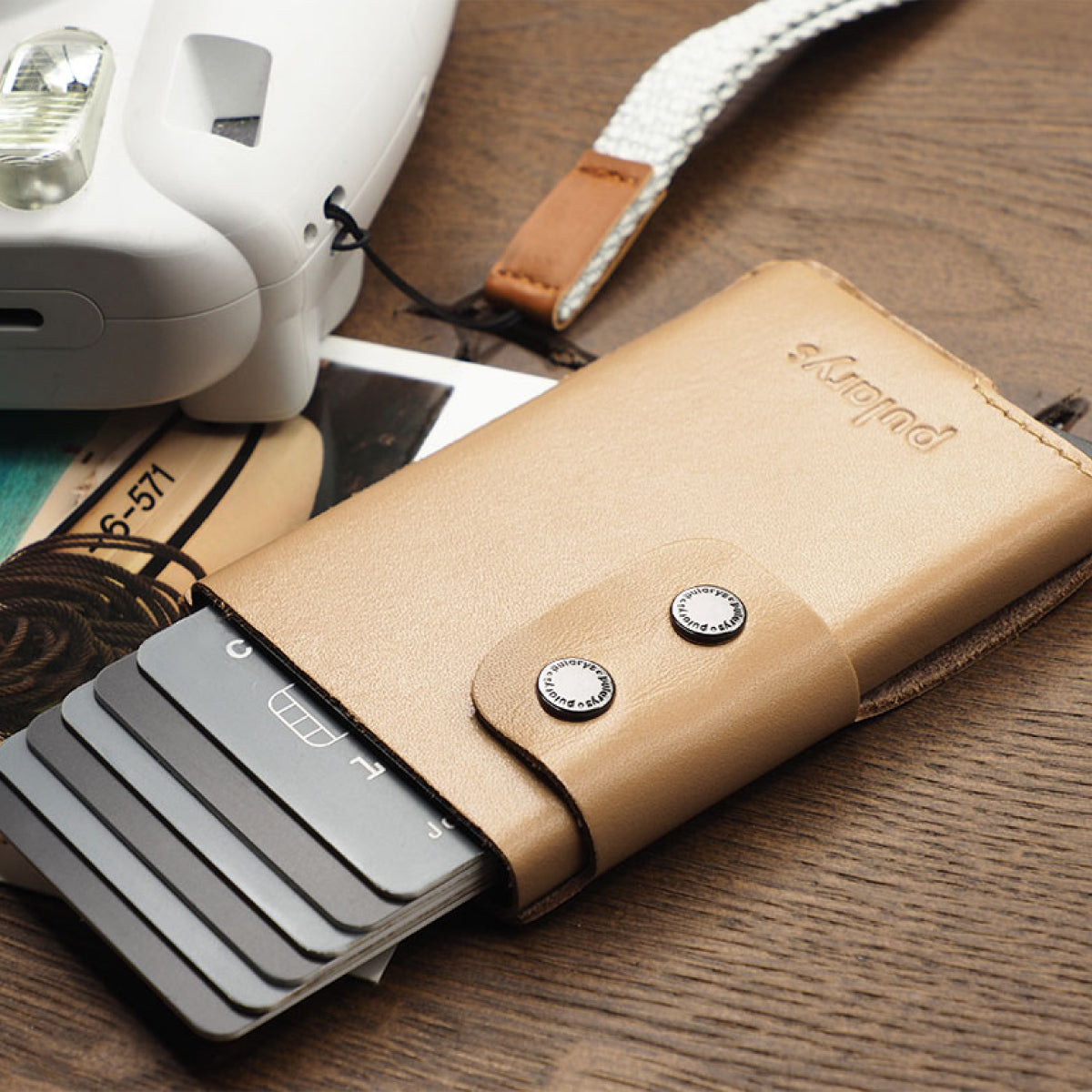 Pularys Funky Rfid Italia Leather Beige 172213110