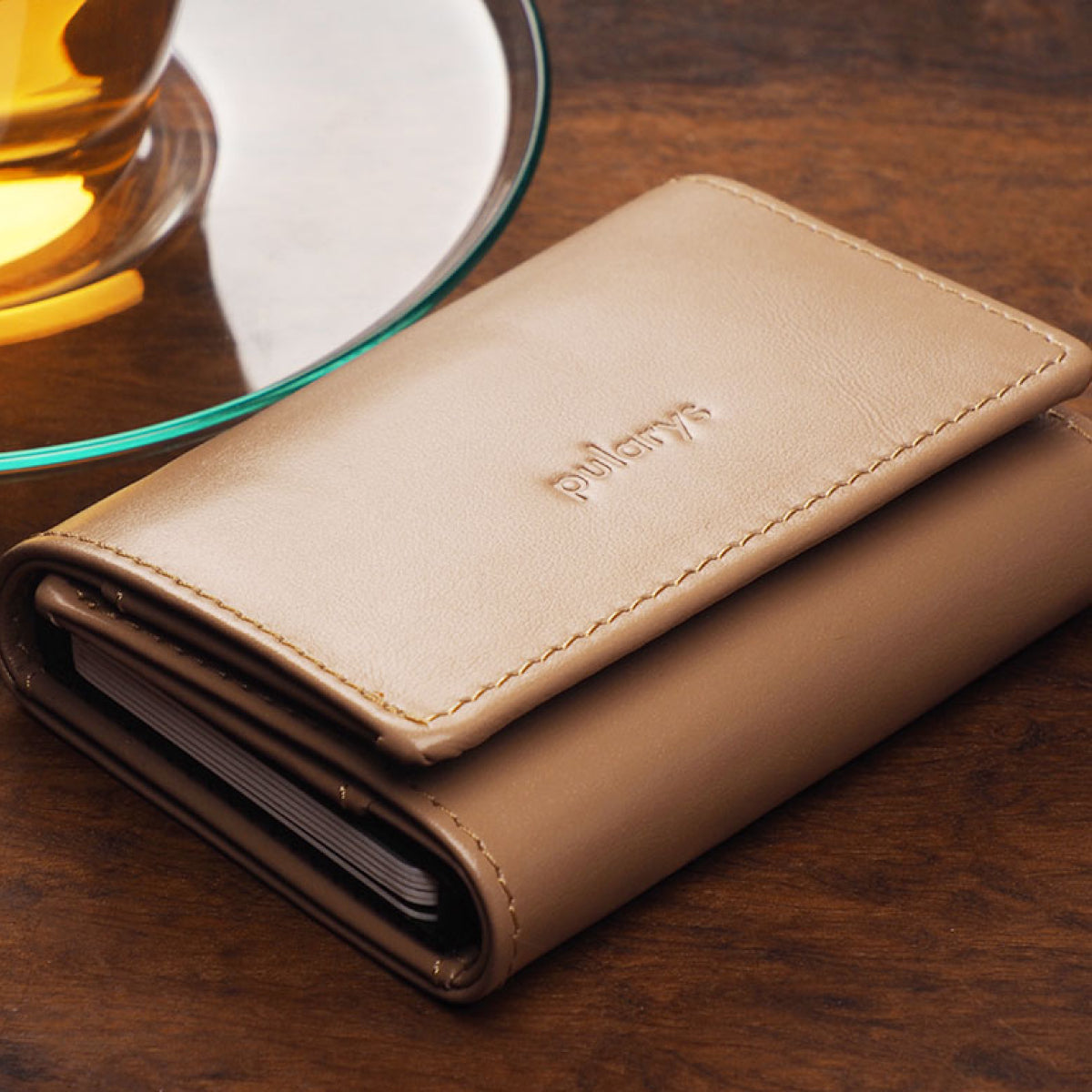 Pularys Bosto RFID Italia Leather Beige 172713110